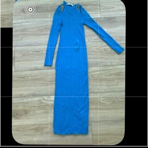 ZARA Cut-out Knit Dress